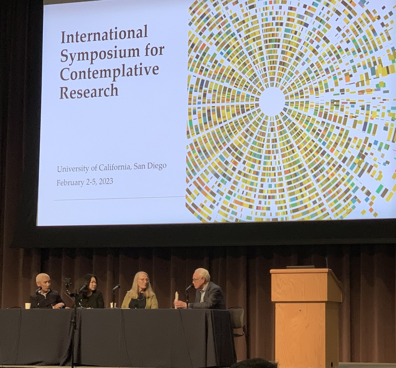 International Society for Contemplative Research Inaugural Annual Conference session