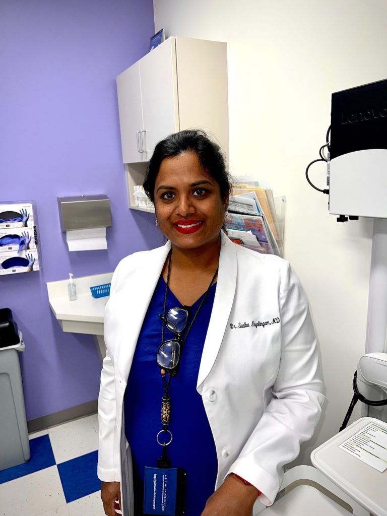 Dr. Sudha Nagalingam, Medical Director for El Rio Special Immunology Associates and the HIV Ryan White Clinic